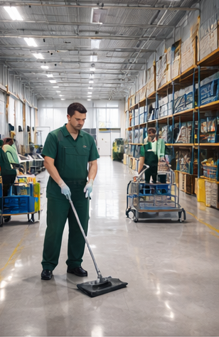 Industrial and warehouse cleaning
