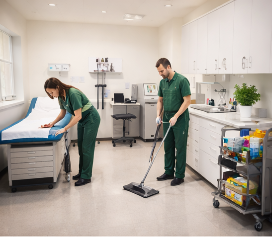 Medical office cleaning – strict hygiene standards